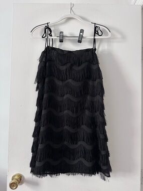Zara Fringe Mini Dress